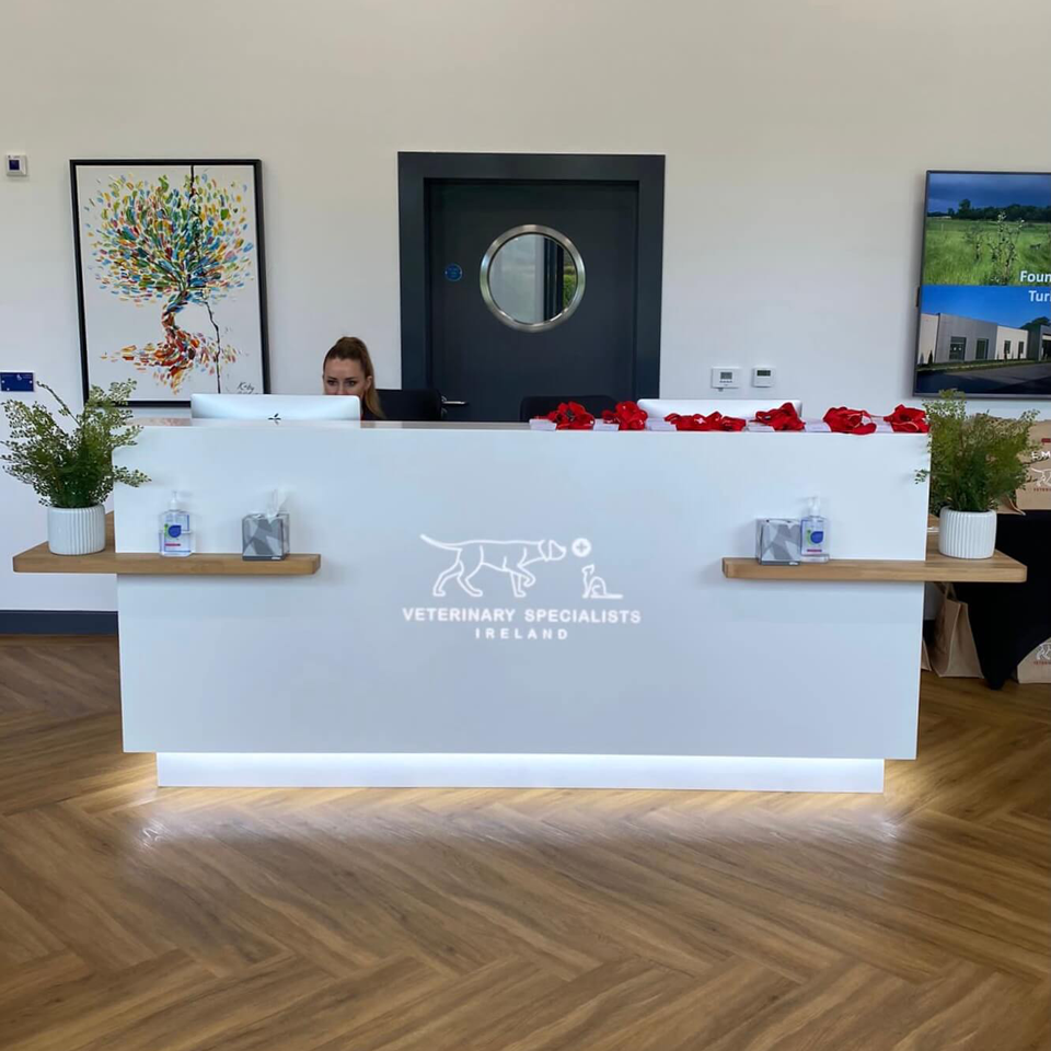 Vet Specialists Ireland reception Summerhill Meath - how much does each visit cost